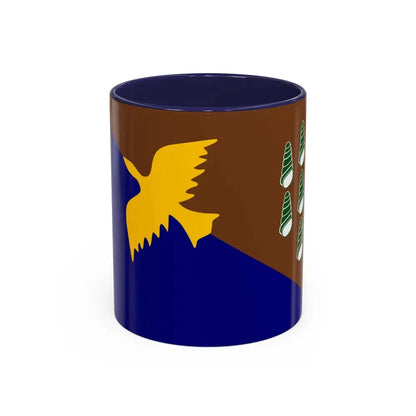 Flag of Manus Papa New Guinea - Accent Coffee Mug 11oz Navy - Go Mug Yourself