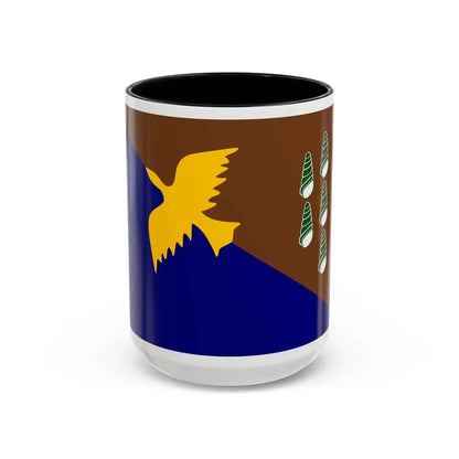 Flag of Manus Papa New Guinea - Accent Coffee Mug 15oz Black - Go Mug Yourself