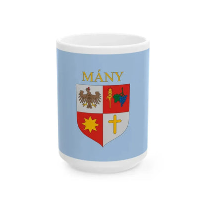 Flag of Many (Hungary) White Coffee Mug 15oz - Go Mug Yourself