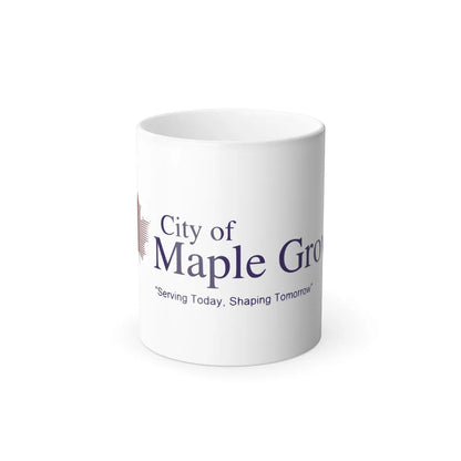 Flag of Maple Grove, Minnesota - Color Changing Coffee Mug-11oz-Go Mug Yourself