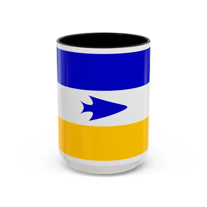 Flag of Mapuche - Accent Coffee Mug 15oz Black - Go Mug Yourself
