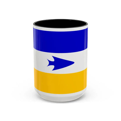 Flag of Mapuche - Accent Coffee Mug 15oz Black - Go Mug Yourself