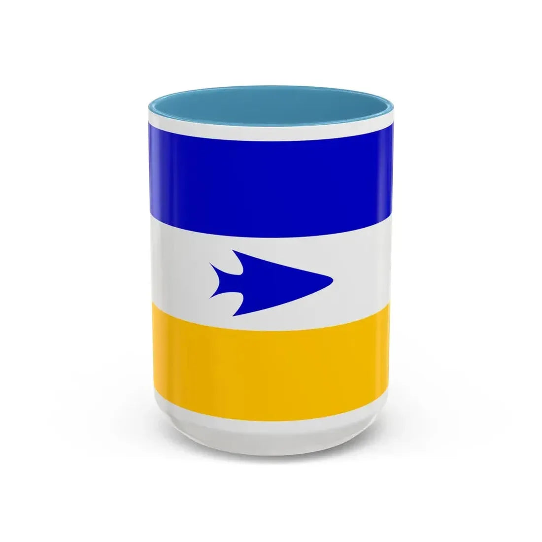 Flag of Mapuche - Accent Coffee Mug 15oz Light Blue - Go Mug Yourself