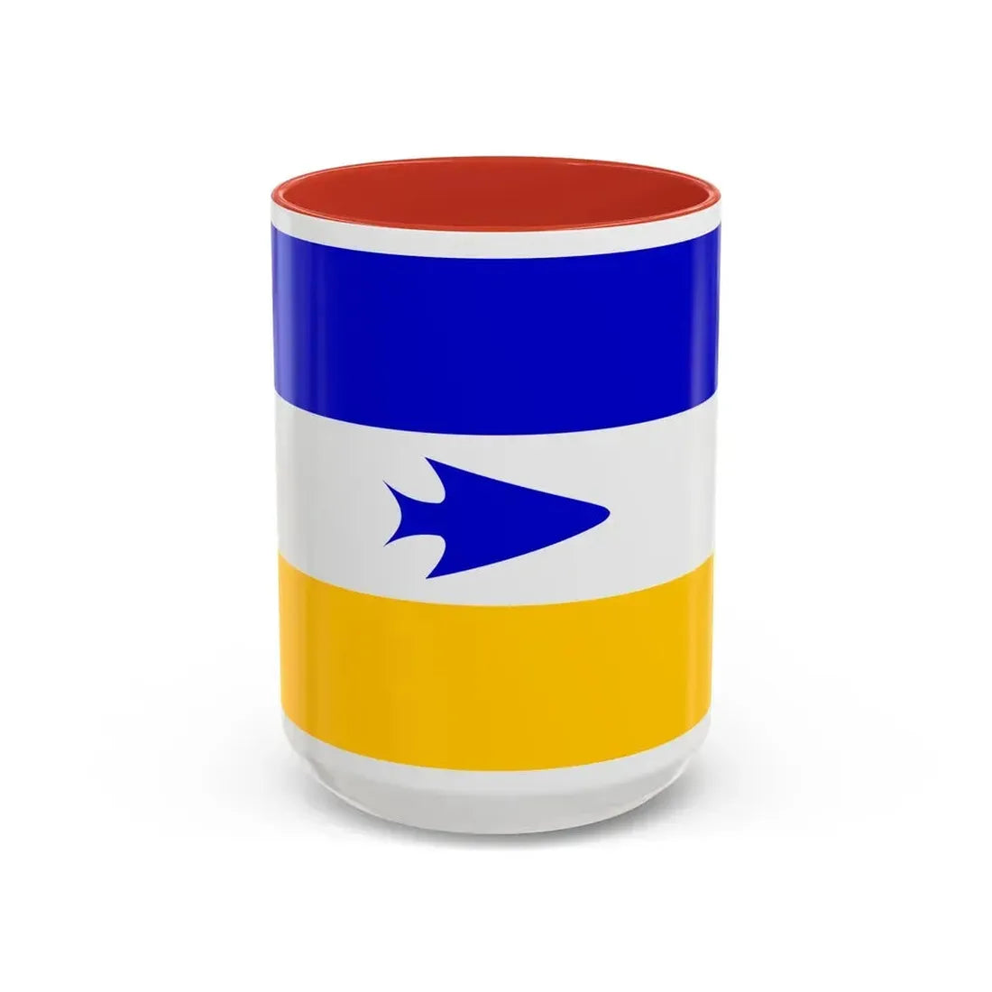 Flag of Mapuche - Accent Coffee Mug 15oz Red - Go Mug Yourself
