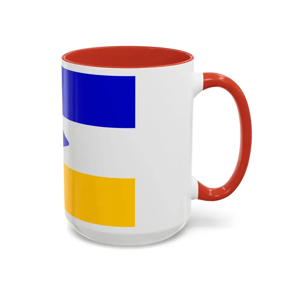 Flag of Mapuche - Accent Coffee Mug - Go Mug Yourself