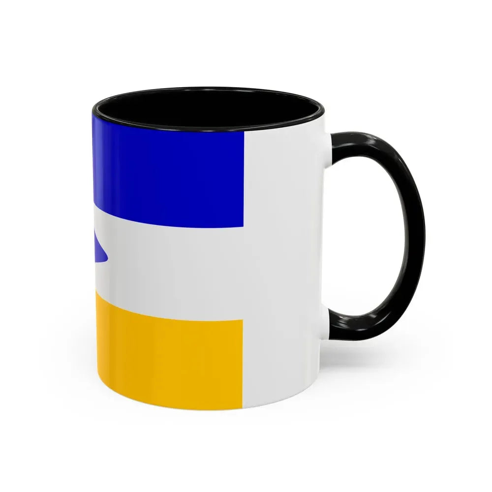 Flag of Mapuche - Accent Coffee Mug - Go Mug Yourself