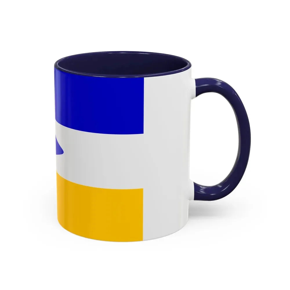 Flag of Mapuche - Accent Coffee Mug - Go Mug Yourself