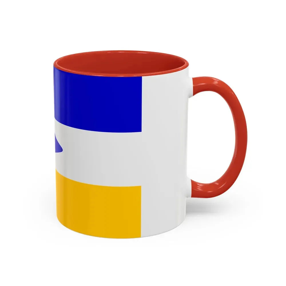 Flag of Mapuche - Accent Coffee Mug - Go Mug Yourself