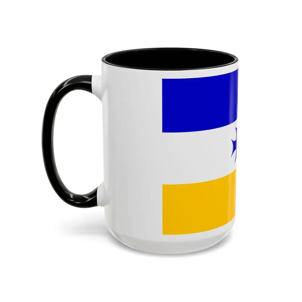 Flag of Mapuche - Accent Coffee Mug - Go Mug Yourself