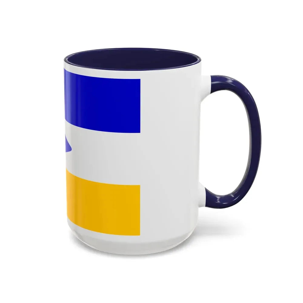 Flag of Mapuche - Accent Coffee Mug - Go Mug Yourself