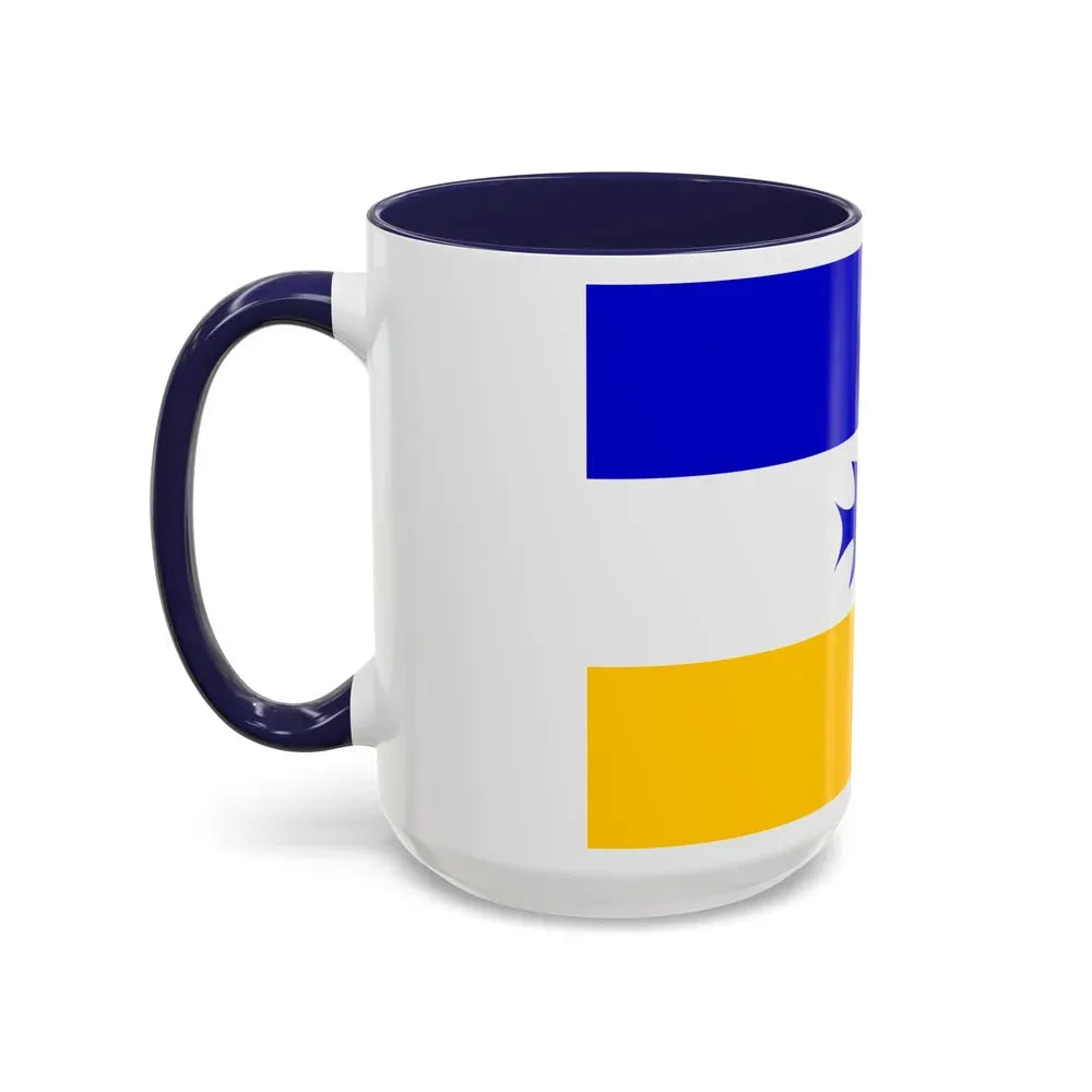 Flag of Mapuche - Accent Coffee Mug - Go Mug Yourself