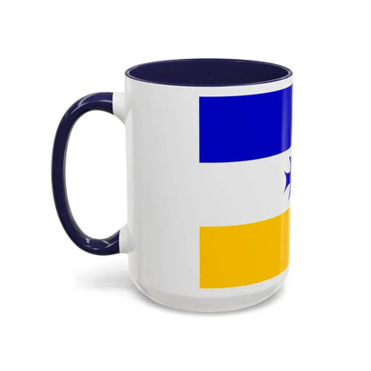 Flag of Mapuche - Accent Coffee Mug - Go Mug Yourself