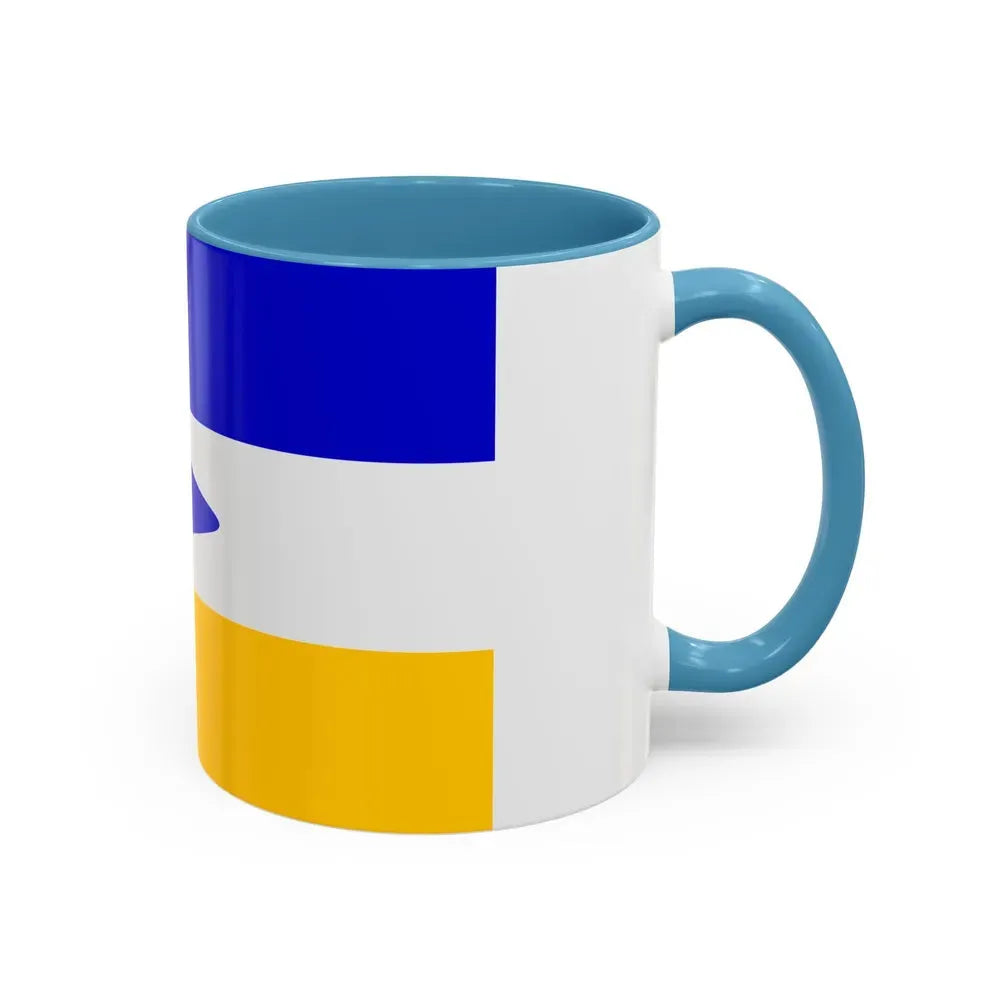 Flag of Mapuche - Accent Coffee Mug - Go Mug Yourself