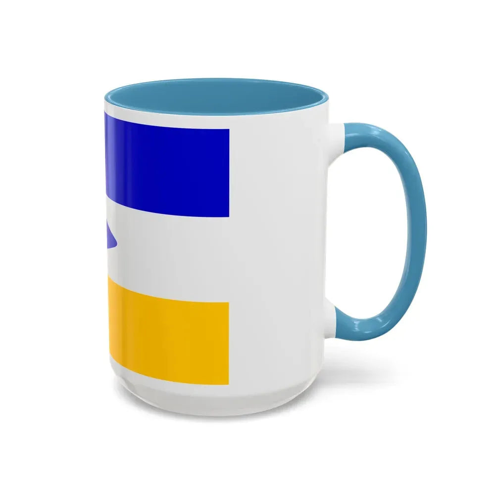 Flag of Mapuche - Accent Coffee Mug - Go Mug Yourself