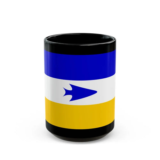 Flag of Mapuche - Black Coffee Mug-15oz-Go Mug Yourself