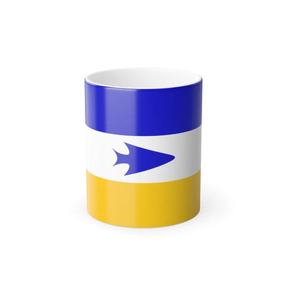 Flag of Mapuche - Color Changing Coffee Mug-11oz-Go Mug Yourself