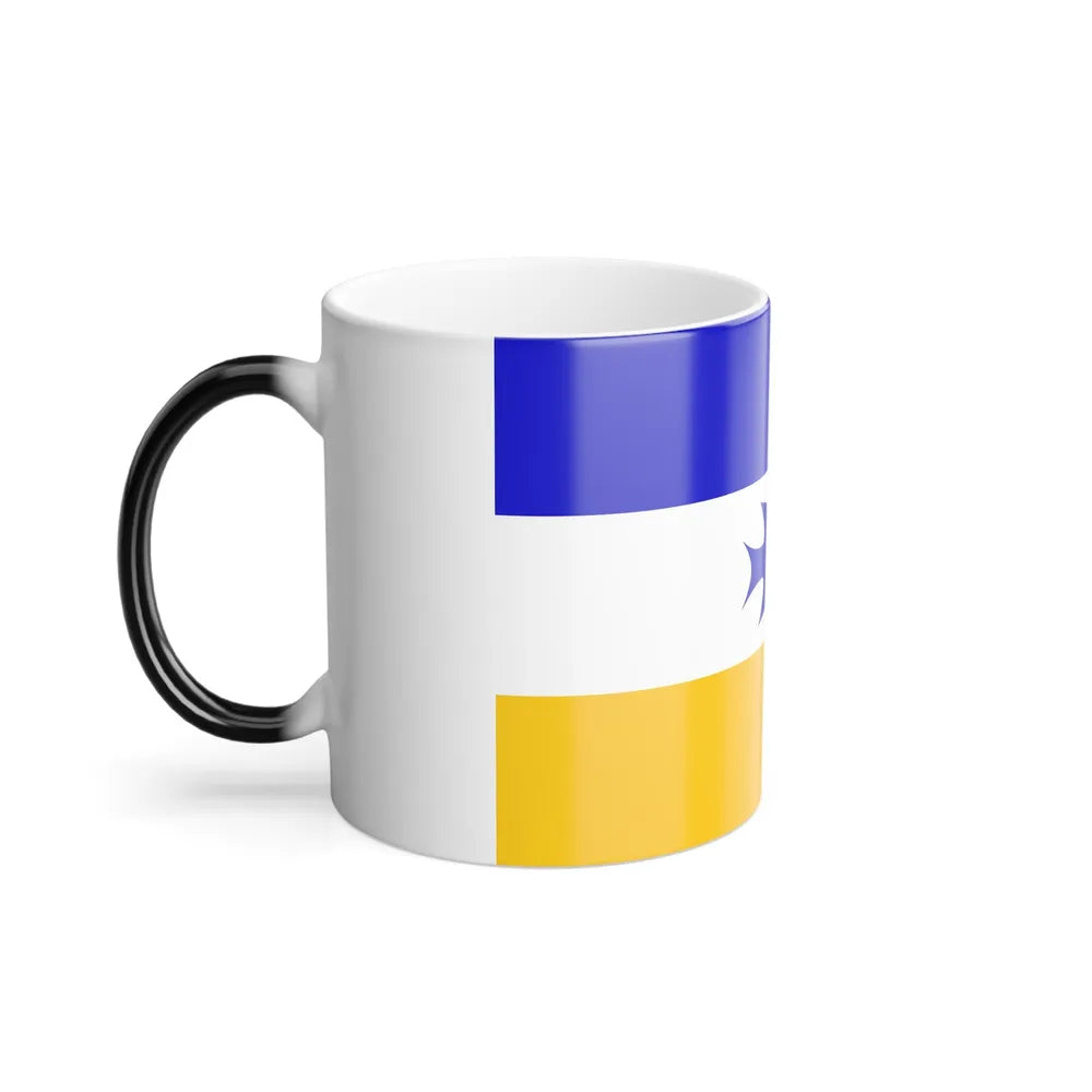 Flag of Mapuche - Color Changing Coffee Mug-Go Mug Yourself