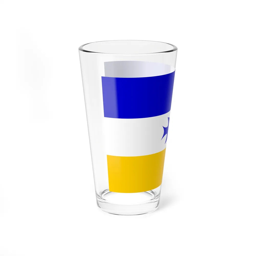 Flag of Mapuche - Pint Glass 16oz-Go Mug Yourself