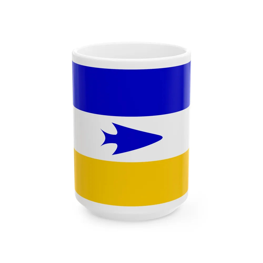 Flag of Mapuche - White Coffee Mug-15oz-Go Mug Yourself