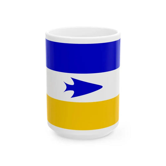 Flag of Mapuche - White Coffee Mug 15oz - Go Mug Yourself