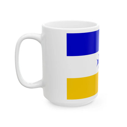 Flag of Mapuche - White Coffee Mug-Go Mug Yourself