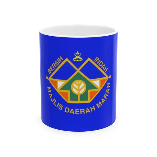 Flag of Maran Pahang (Malaysia) White Coffee Mug 11oz - Go Mug Yourself