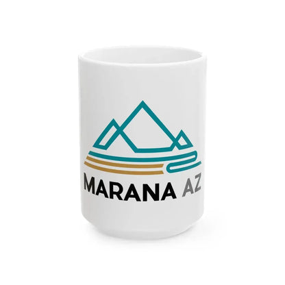 Flag of Marana Arizona (United States) White Coffee Mug 15oz - Go Mug Yourself