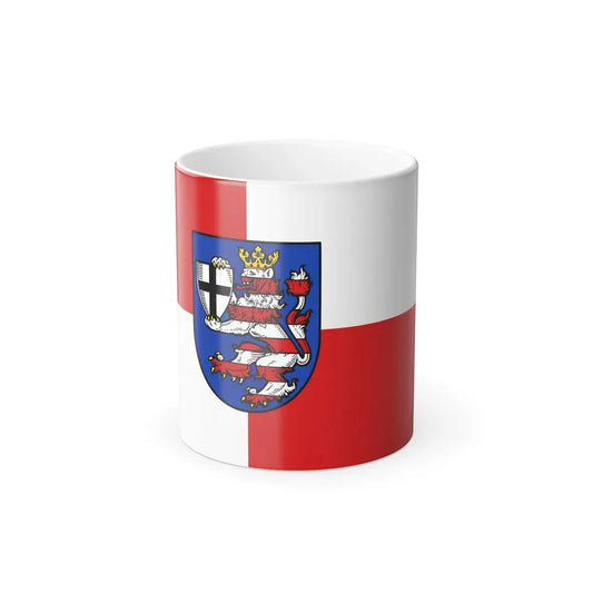 Flag of Marburg Biedenkopf Germany - Color Changing Coffee Mug 11oz - Go Mug Yourself