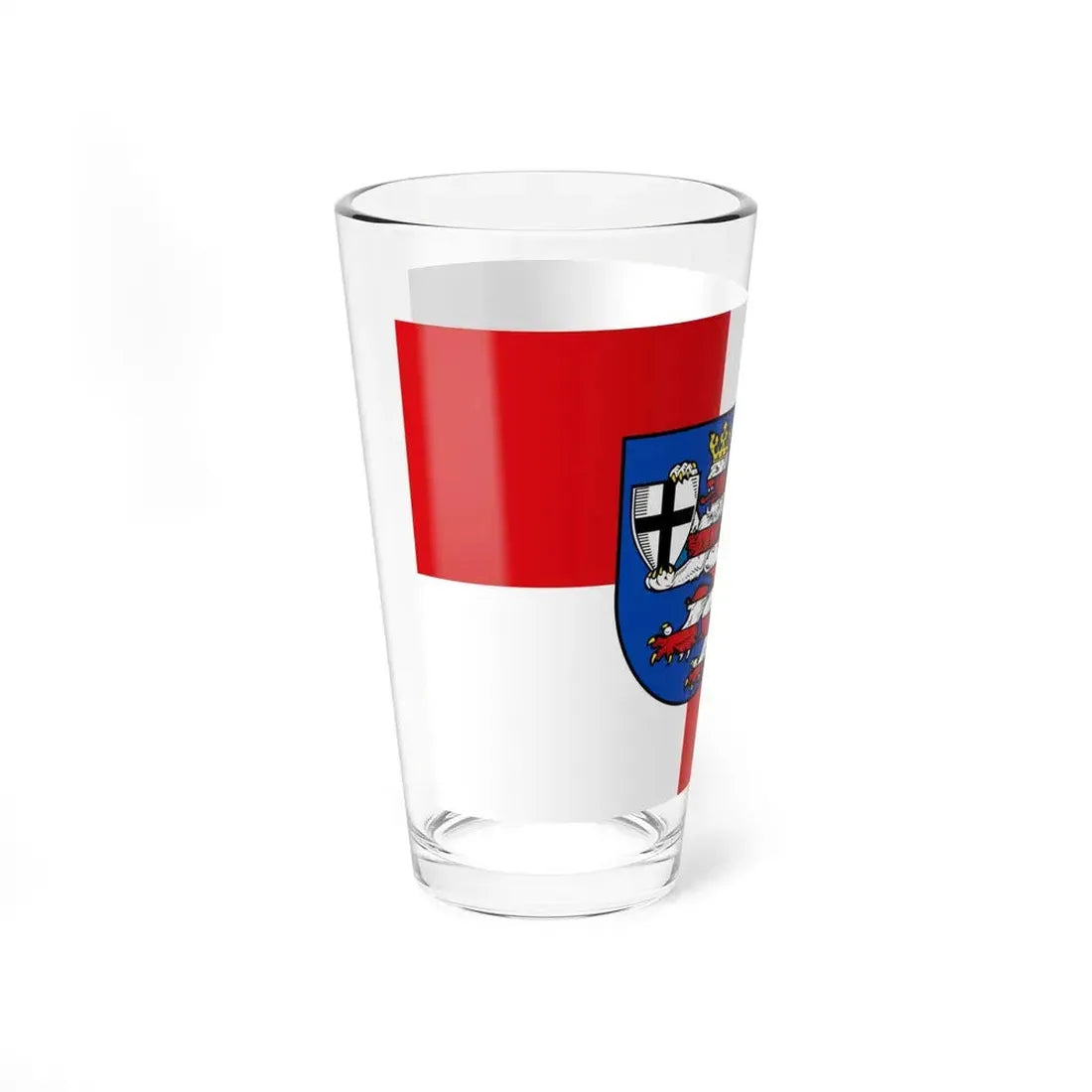 Flag of Marburg Biedenkopf Germany - Pint Glass 16oz - Go Mug Yourself