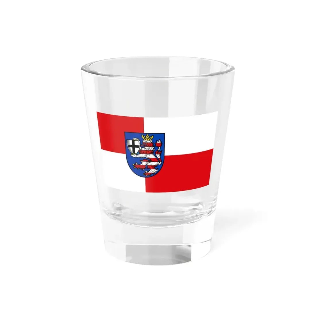 Flag of Marburg Biedenkopf Germany - Shot Glass 1.5oz 1.5oz - Go Mug Yourself