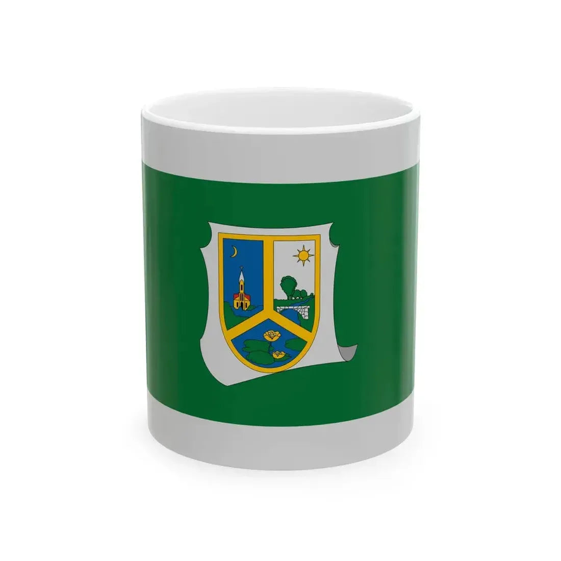 Flag of Marcalgergelyi (Hungary) White Coffee Mug 11oz - Go Mug Yourself
