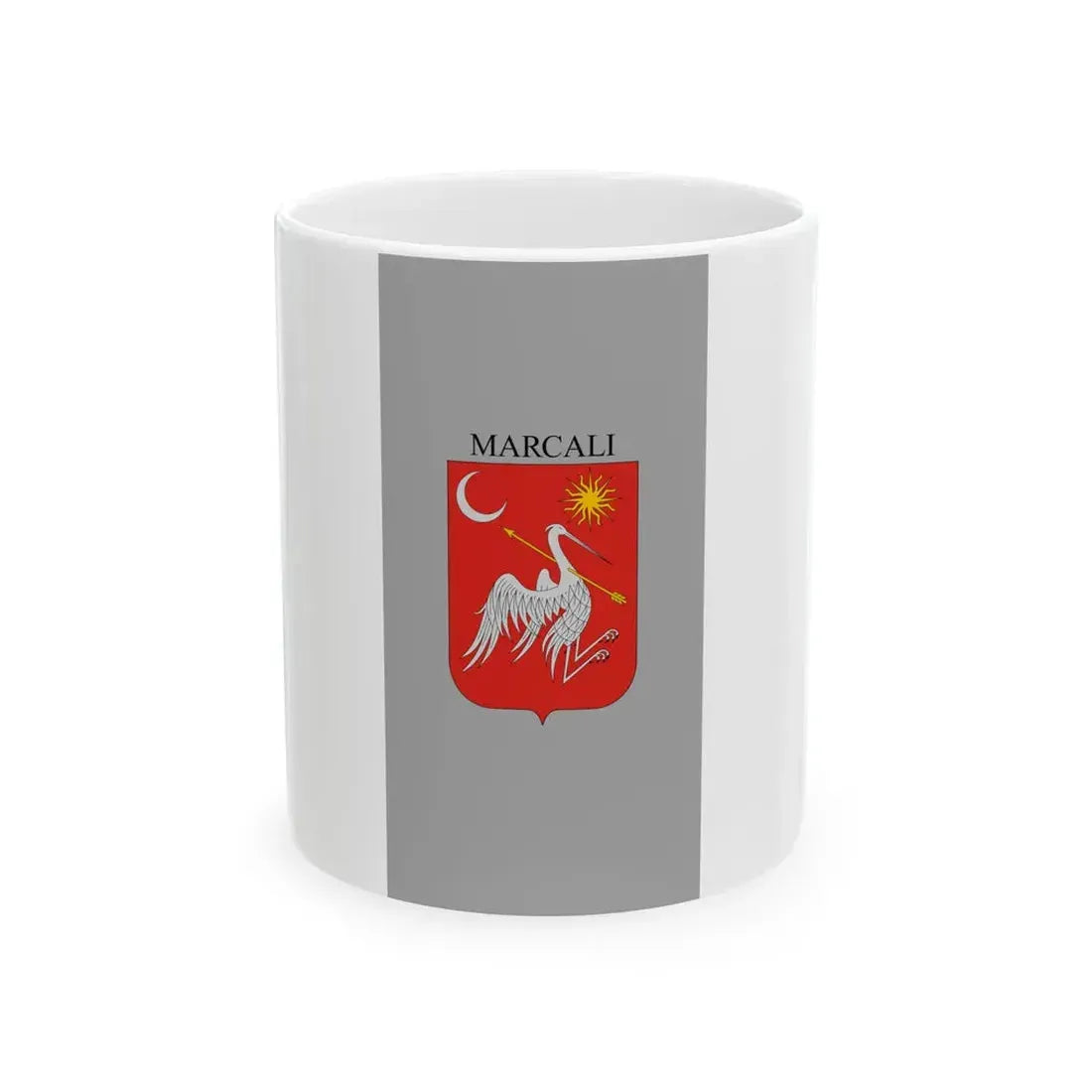 Flag of Marcali (Hungary) White Coffee Mug 11oz - Go Mug Yourself