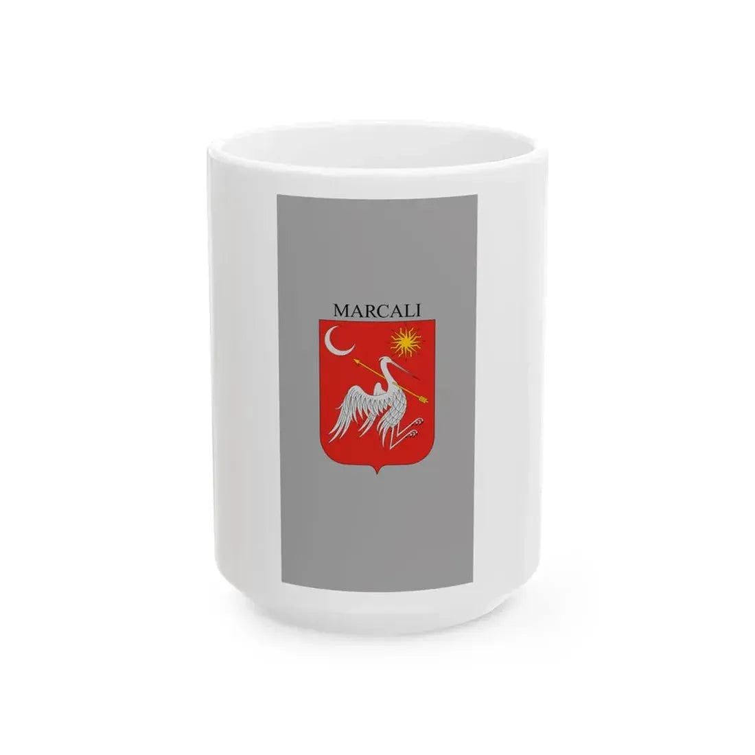 Flag of Marcali (Hungary) White Coffee Mug 15oz - Go Mug Yourself