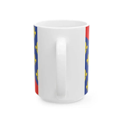 Flag of Marche France (Belgium) White Coffee Mug - Go Mug Yourself