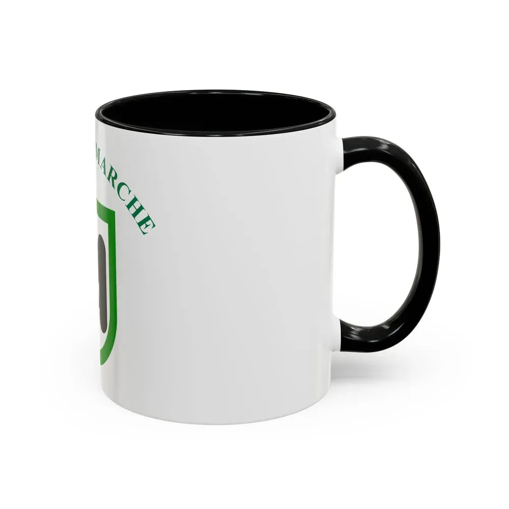 Flag of Marche Italy - Accent Coffee Mug - Go Mug Yourself