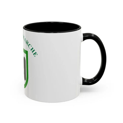 Flag of Marche Italy - Accent Coffee Mug - Go Mug Yourself
