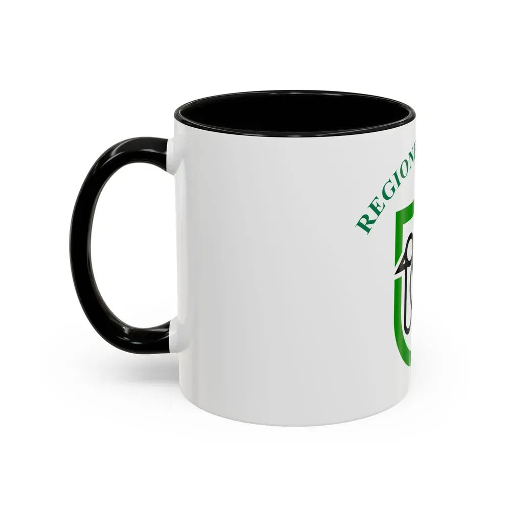 Flag of Marche Italy - Accent Coffee Mug - Go Mug Yourself