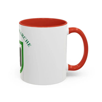 Flag of Marche Italy - Accent Coffee Mug - Go Mug Yourself