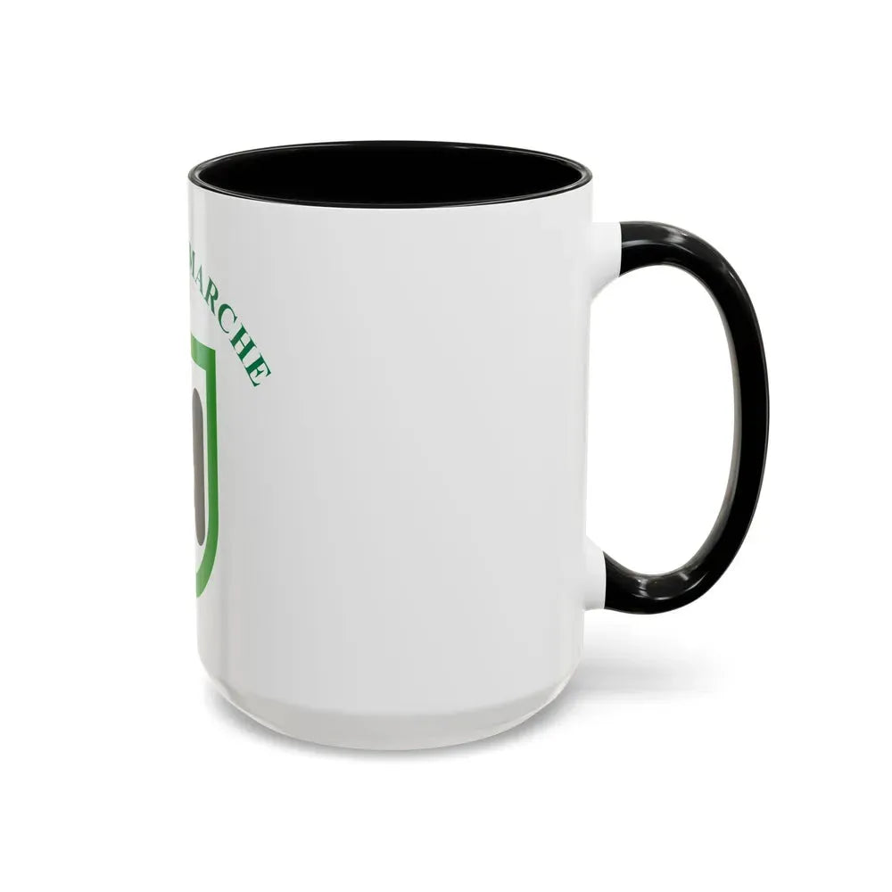 Flag of Marche Italy - Accent Coffee Mug - Go Mug Yourself