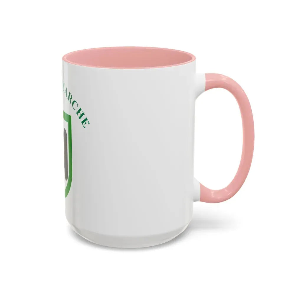 Flag of Marche Italy - Accent Coffee Mug - Go Mug Yourself