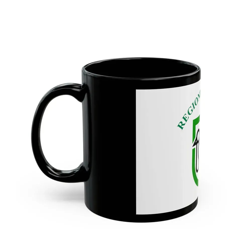 Flag of Marche Italy - Black Coffee Mug - Go Mug Yourself