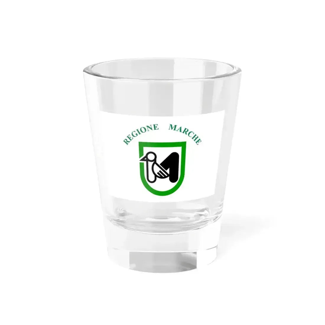 Flag of Marche Italy - Shot Glass 1.5oz 1.5oz - Go Mug Yourself