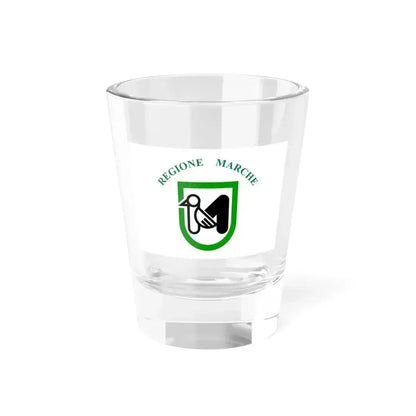 Flag of Marche Italy - Shot Glass 1.5oz 1.5oz - Go Mug Yourself