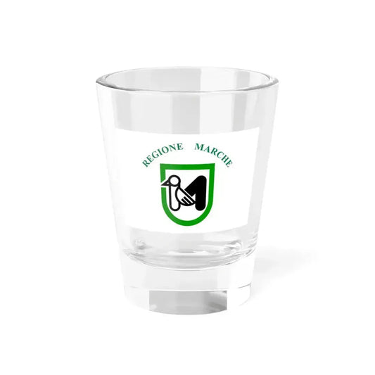 Flag of Marche Italy - Shot Glass 1.5oz 1.5oz - Go Mug Yourself