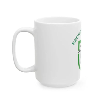 Flag of Marche Italy - White Coffee Mug - Go Mug Yourself
