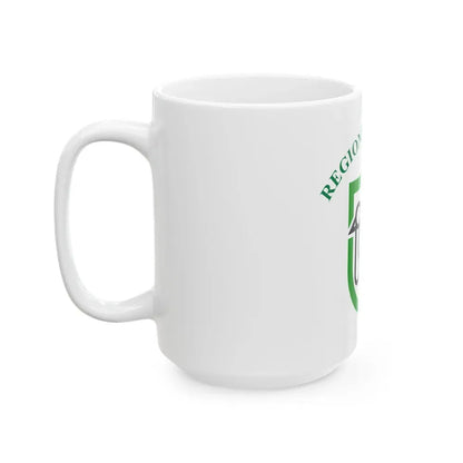 Flag of Marche Italy - White Coffee Mug - Go Mug Yourself