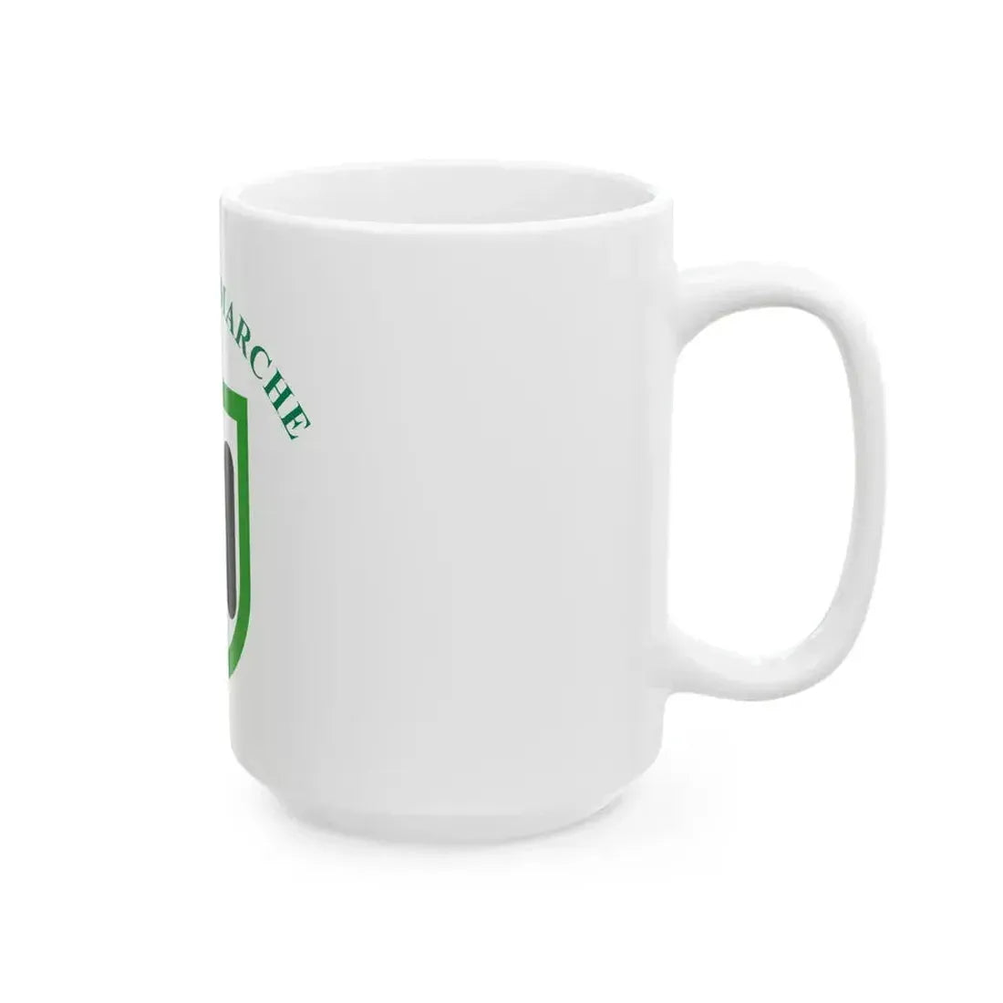 Flag of Marche Italy - White Coffee Mug - Go Mug Yourself
