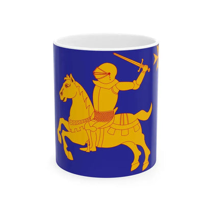 Flag of Marche Lega Nord (Italy) White Coffee Mug 11oz - Go Mug Yourself
