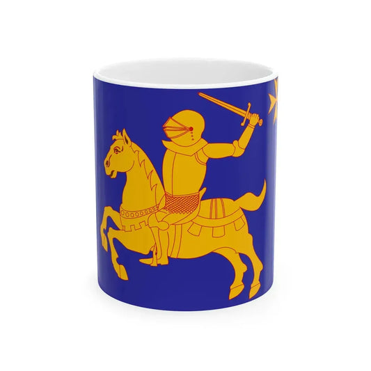 Flag of Marche Lega Nord (Italy) White Coffee Mug 11oz - Go Mug Yourself