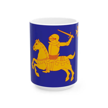 Flag of Marche Lega Nord (Italy) White Coffee Mug 15oz - Go Mug Yourself